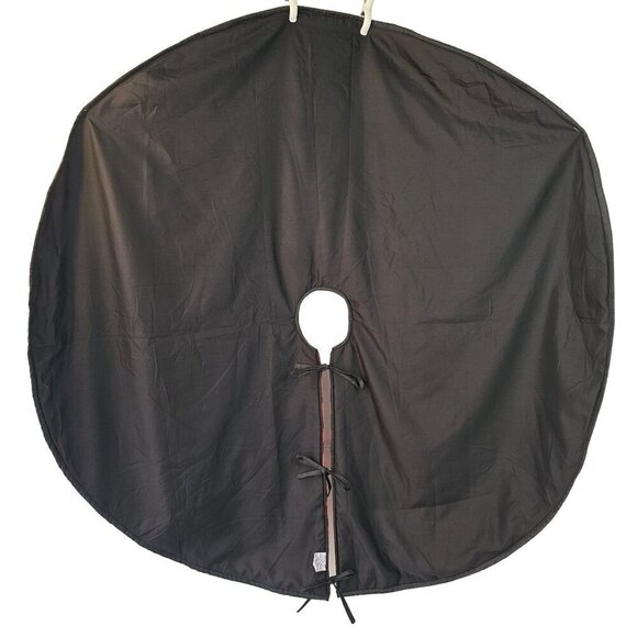 Hobby Lobby Christmas Tree Skirt Embroidered Reindeer Red Buffalo Check 52"D NEW - Picture 3 of 9